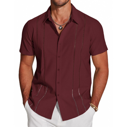 💥Hot Sales-49% OFF🔥 Men's Button-Down Shirt – Breathable & Quick-Dry 🏃💨【Flash Sale】