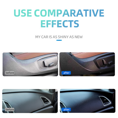 ✨ Multipurpose Car Plastic Restorer Spray – Revive Dull Plastic, Rubber & Leather with a High-Gloss Finish🔥