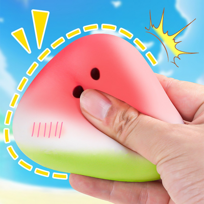 Watermelon Slice Squishy Stress Relief Toy