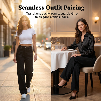 Women's High-Waist Wide-Leg Jeans