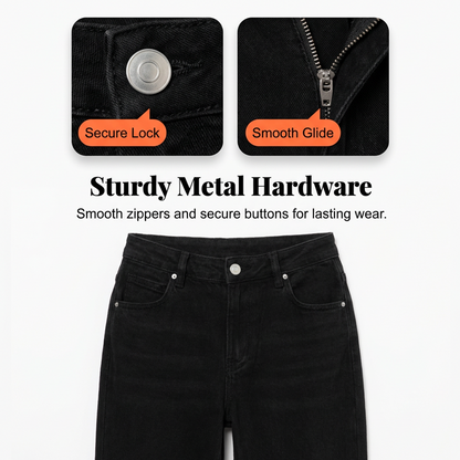 Women's High-Waist Wide-Leg Jeans