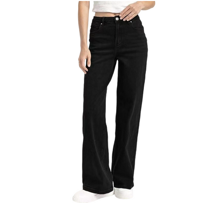 Women's High-Waist Wide-Leg Jeans
