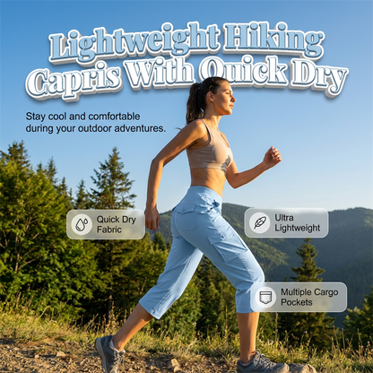 💥✨Women's Lightweight Cargo Capris🌿 Adventure-Ready Comfort And Style 🌿