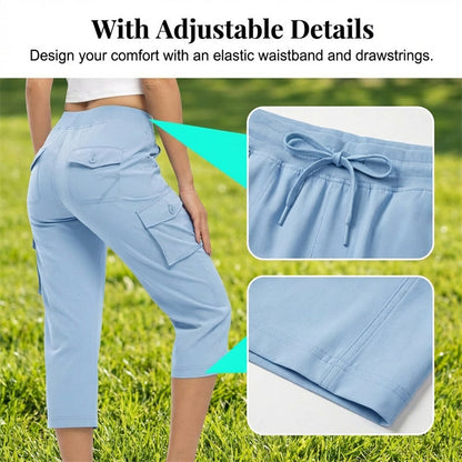 💥✨Women's Lightweight Cargo Capris🌿 Adventure-Ready Comfort And Style 🌿