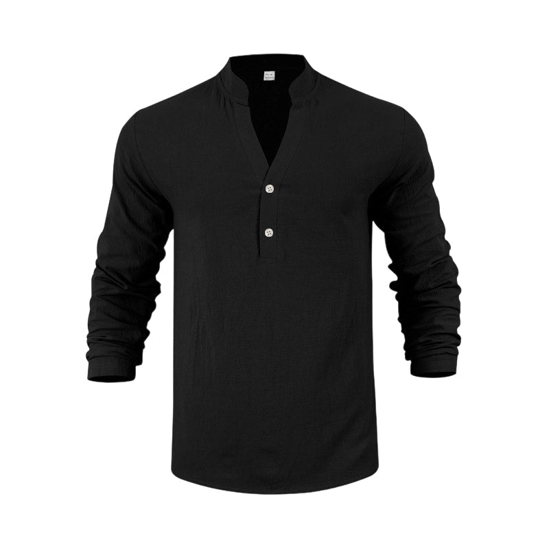 🔥2026 New Style🔥Men's Classic Henley Tee – Lightweight Casual Top for Spring Summer & Fall