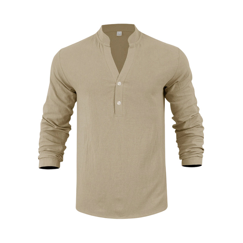 🔥2026 New Style🔥Men's Classic Henley Tee – Lightweight Casual Top for Spring Summer & Fall