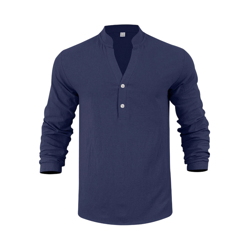 🔥2026 New Style🔥Men's Classic Henley Tee – Lightweight Casual Top for Spring Summer & Fall