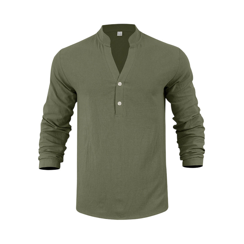 🔥2026 New Style🔥Men's Classic Henley Tee – Lightweight Casual Top for Spring Summer & Fall