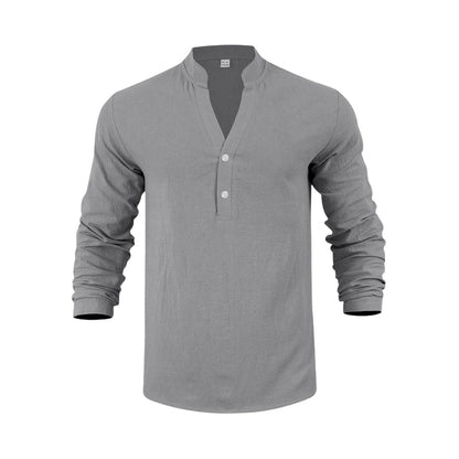 🔥2026 New Style🔥Men's Classic Henley Tee – Lightweight Casual Top for Spring Summer & Fall