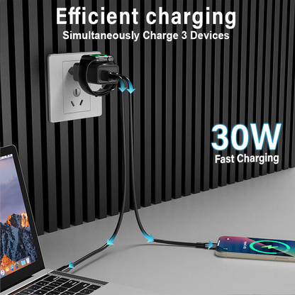 ⚡🔋3-in-1 Wireless Wall Charger for Watch⏱️✨