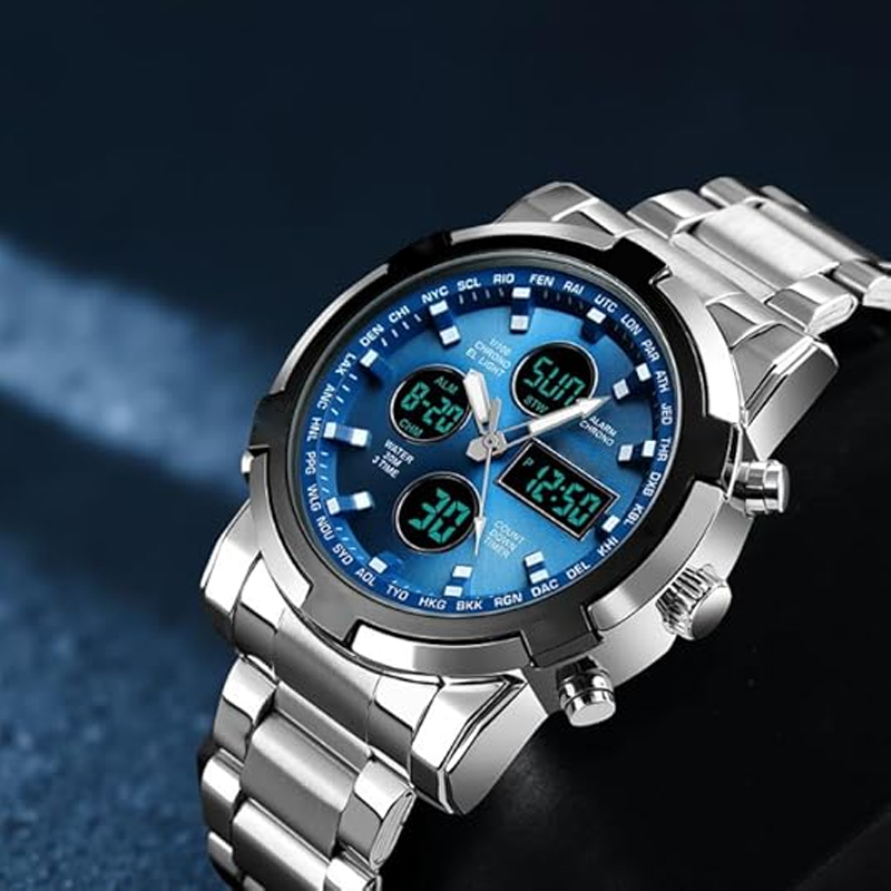 🔥50% OFF for a limited time🔥Men's Waterproof Military Analog-Digital Watches