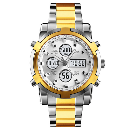 🔥50% OFF for a limited time🔥Men's Waterproof Military Analog-Digital Watches