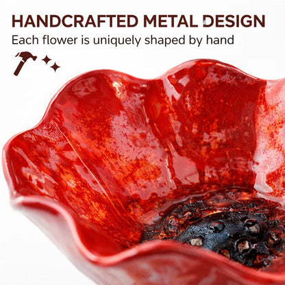 Handmade Metal Flower Garden Stake