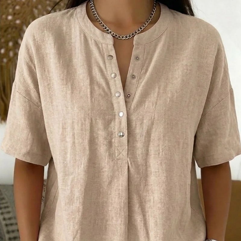 🔥Women's Casual Solid Color Blouse