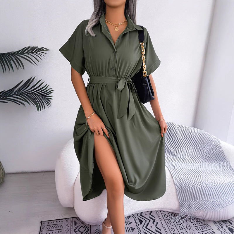 Women's Casual Button-Down Dress