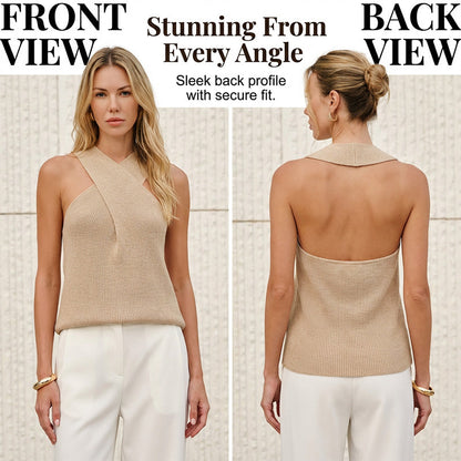 🌸 Women‘s Elegant Halter Knit Top