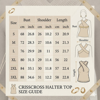 🌸 Women‘s Elegant Halter Knit Top