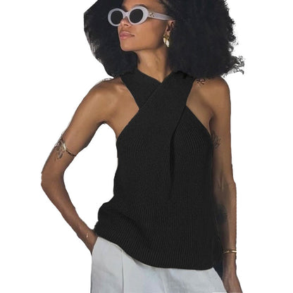 🌸 Women‘s Elegant Halter Knit Top