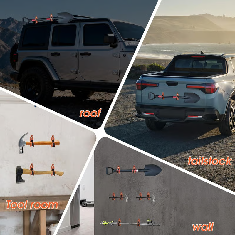 📢📢49% OFF !! ⏰Heavy Duty Tool Holder Wall Mount Clamps