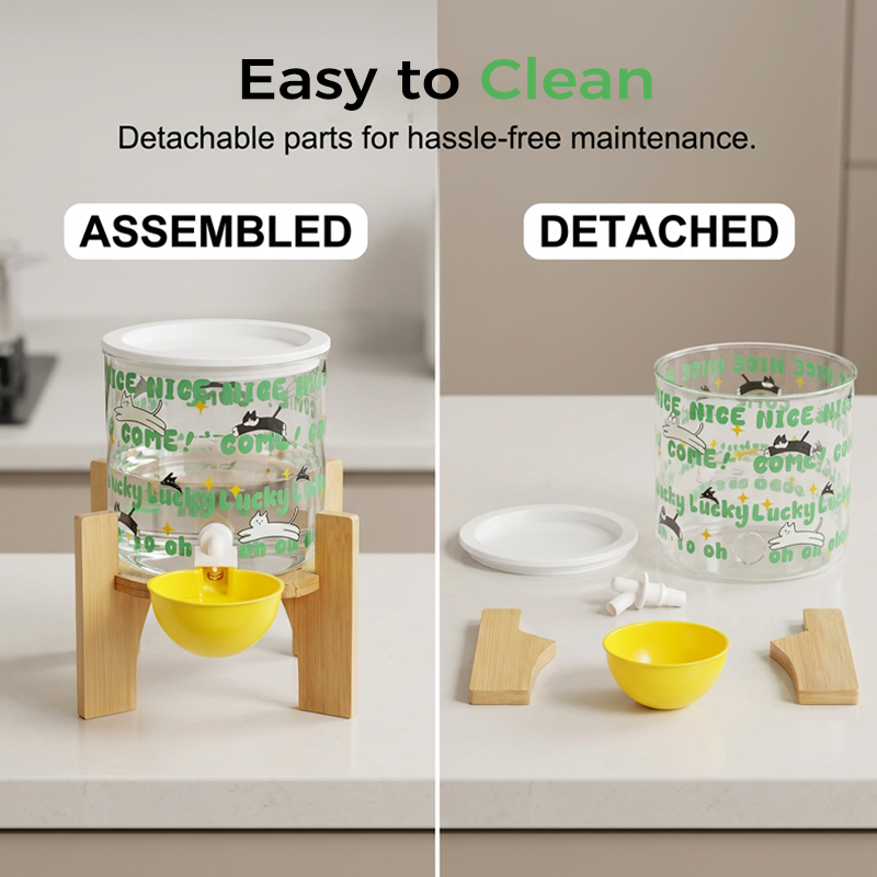 Unplugged High-Capacity Automatic Pet Water Dispenser