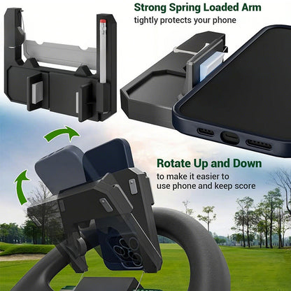 All-in-One Golf Cart Accessory Mount