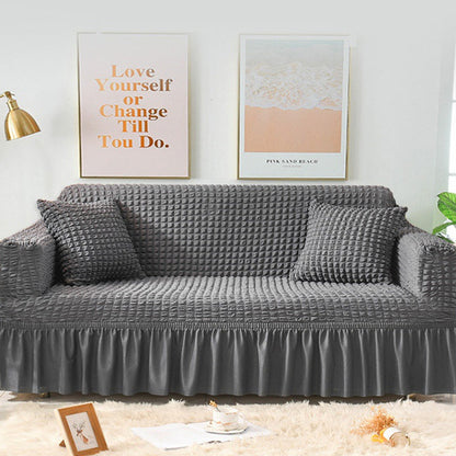 🔥HOT SALE🔥Bubble Texture Elastic Ruffled Sofa Cover