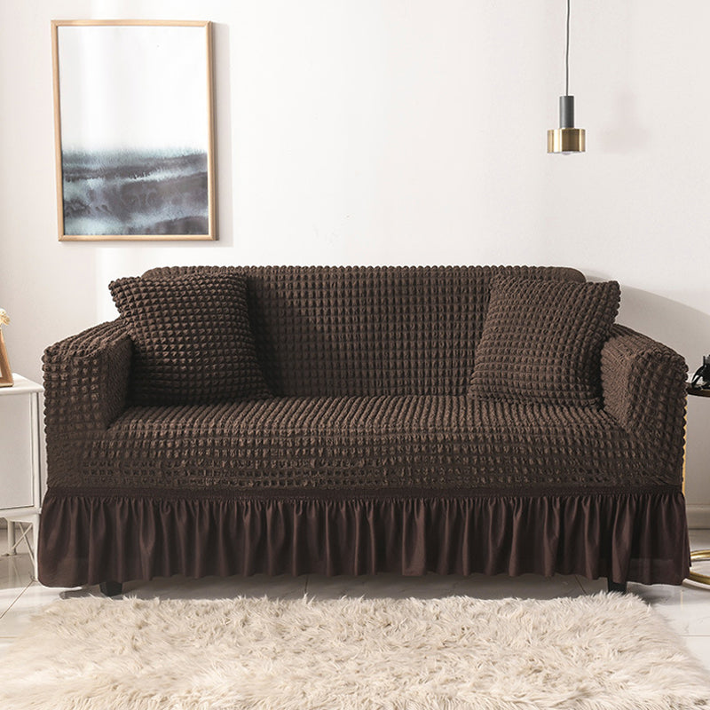 🔥HOT SALE🔥Bubble Texture Elastic Ruffled Sofa Cover