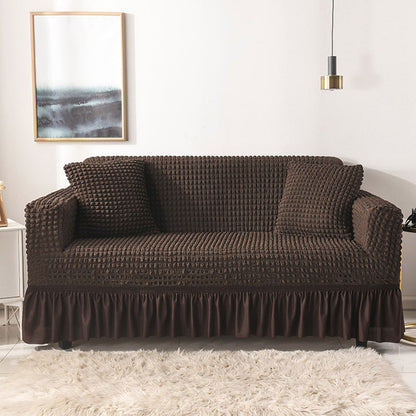 🔥HOT SALE🔥Bubble Texture Elastic Ruffled Sofa Cover