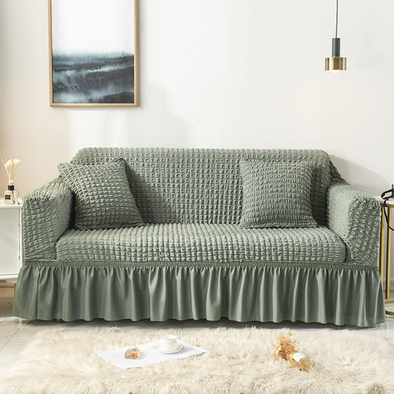 🔥HOT SALE🔥Bubble Texture Elastic Ruffled Sofa Cover