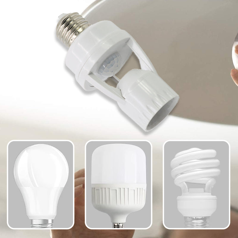 Universal Infrared Motion Sensor LED Lamp Holder