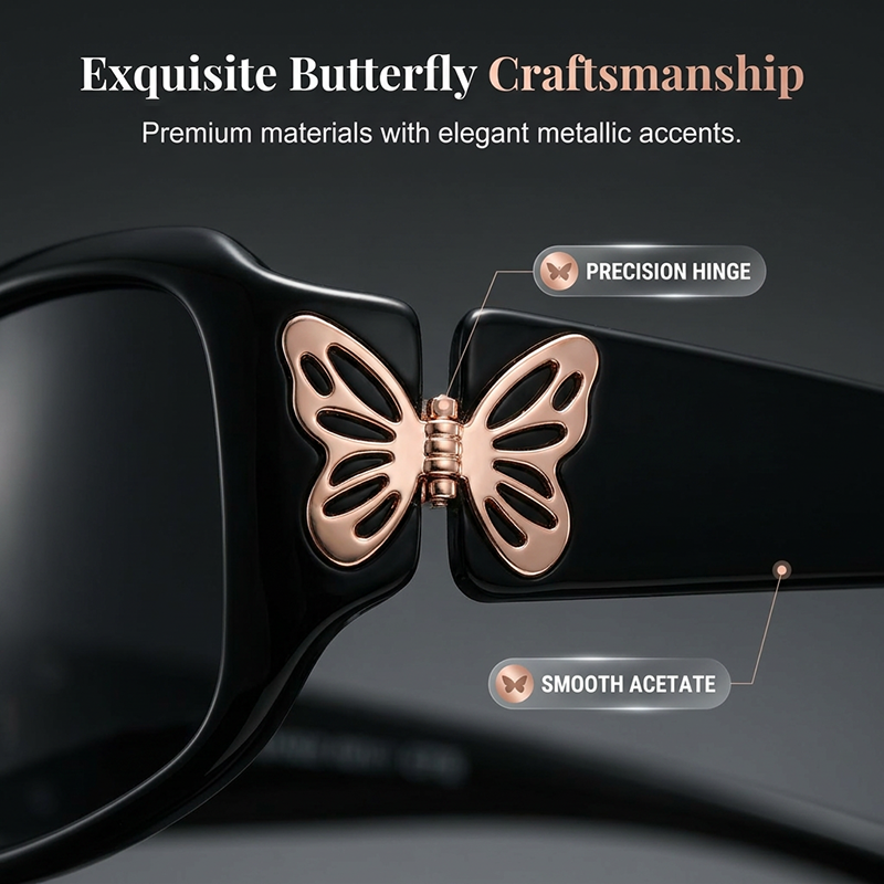 Elegant Butterfly Polarized Sunglasses