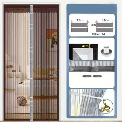 🚪 49% OFF NOW! 🧲 Heavy-Duty Magnetic Screen Door – Self-sealing, pet-friendly & easy install – keeps bugs out, lets fresh air in 🌿