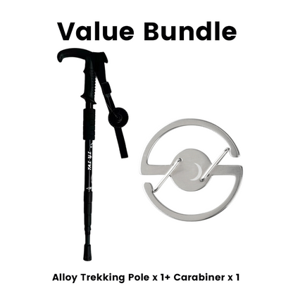 📢49% OFF !! ⏰Adjustable Aluminum Alloy Trekking Pole