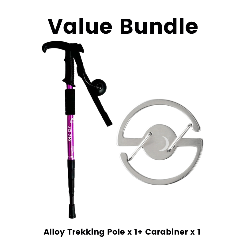 📢49% OFF !! ⏰Adjustable Aluminum Alloy Trekking Pole
