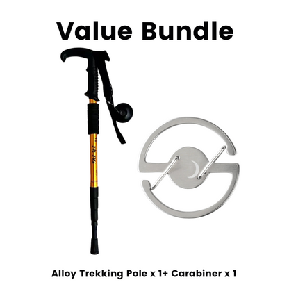 📢49% OFF !! ⏰Adjustable Aluminum Alloy Trekking Pole