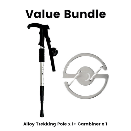 📢49% OFF !! ⏰Adjustable Aluminum Alloy Trekking Pole