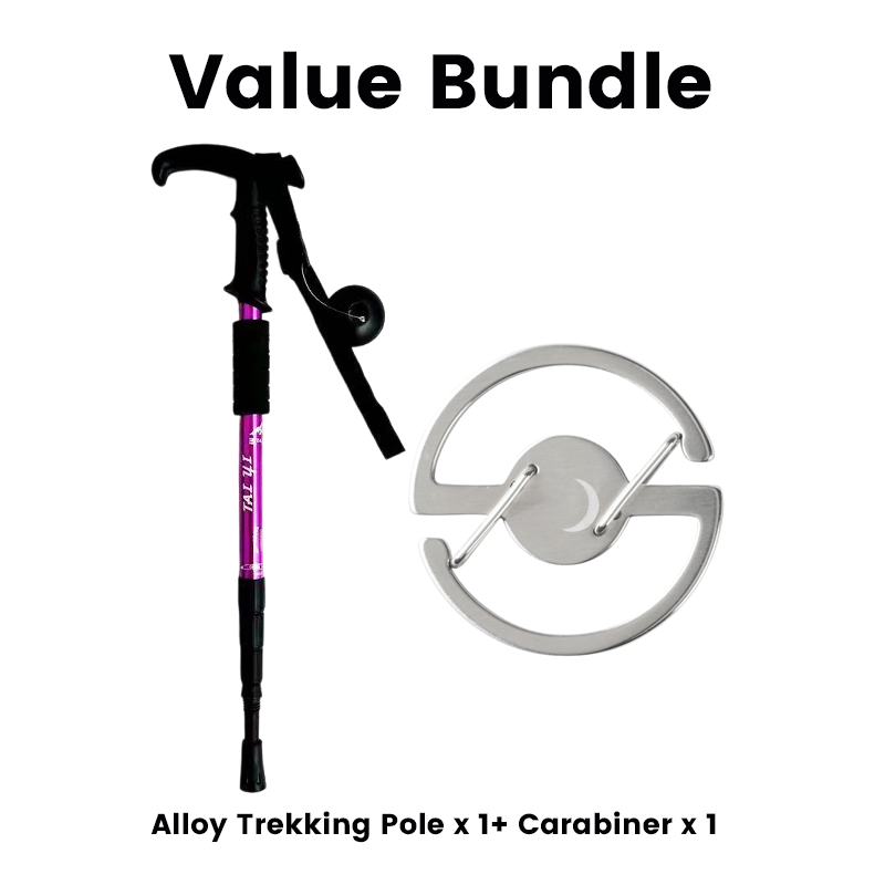 📢49% OFF !! ⏰Adjustable Aluminum Alloy Trekking Pole