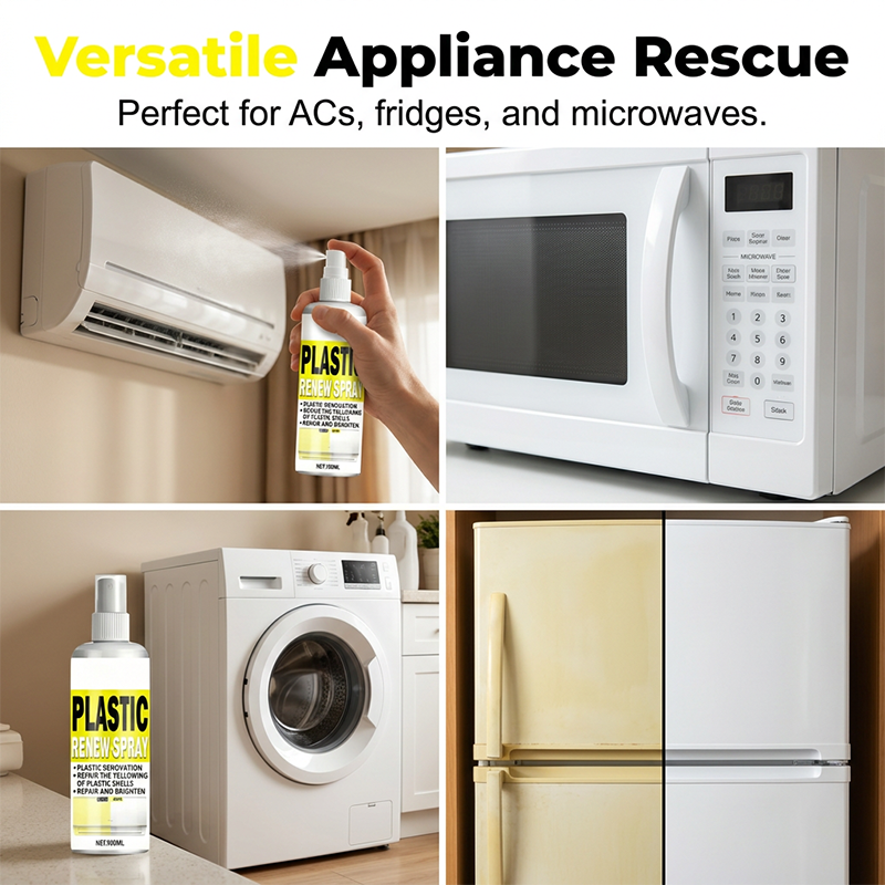 🧼 49% OFF NOW! 🔧 Appliance Shell Whitening and Repair Spray – Removes yellowing, covers scratches & restores original white – ideal for fridges, AC units or washing machines 🧺