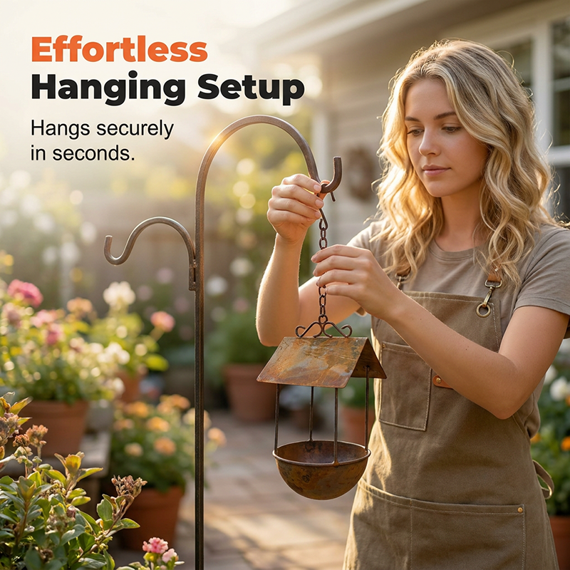 Outdoor Rustic Hanging Bird Feeder