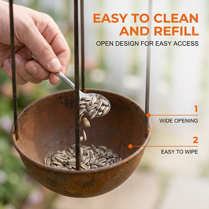 Outdoor Rustic Hanging Bird Feeder
