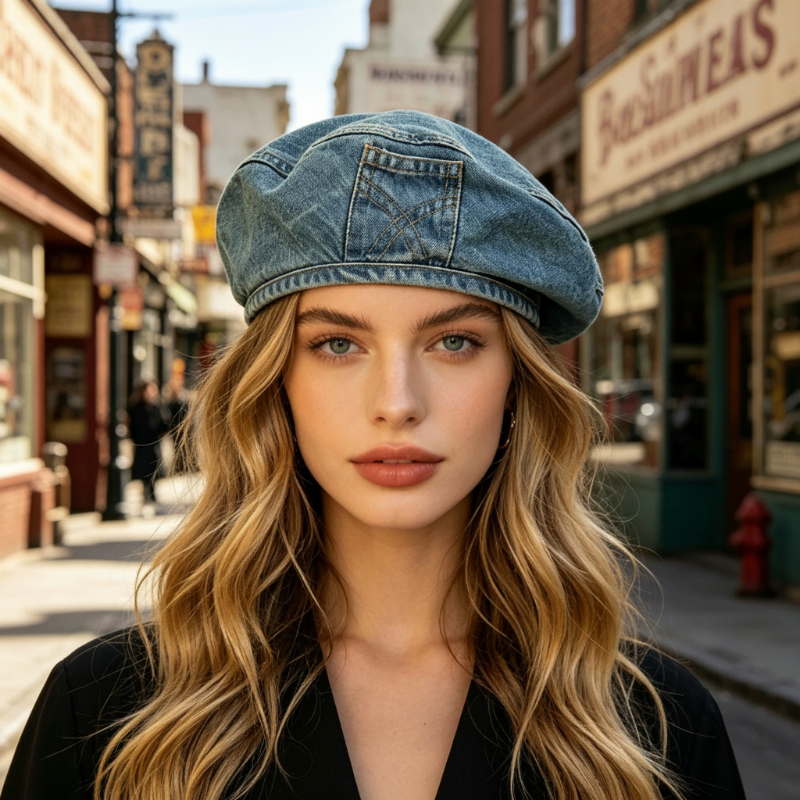 ⏰ 49% OFF – Limited Time Only✨Women's Vintage Denim Beret