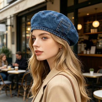 ⏰ 49% OFF – Limited Time Only✨Women's Vintage Denim Beret