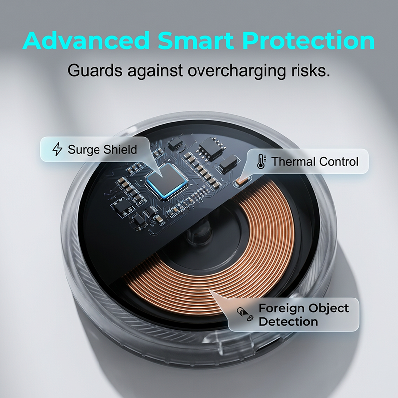 Magnetic Car Charger with Cooling Fan