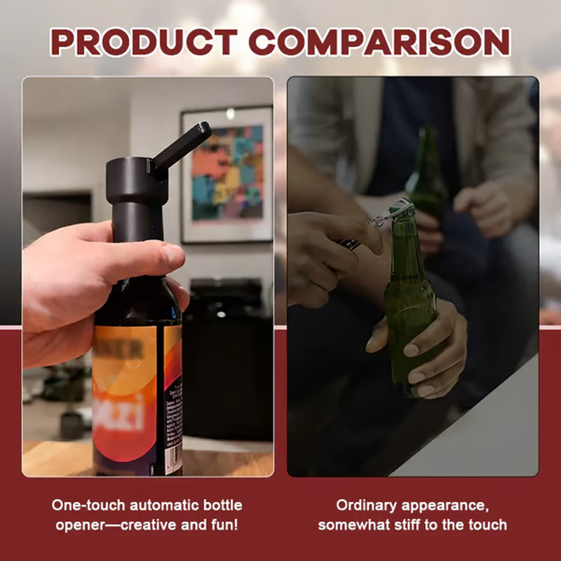 Effortless Lever Action Bottle Opener