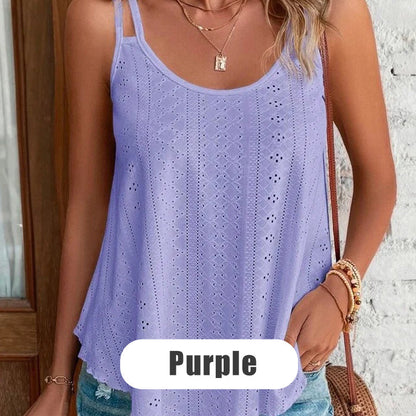 Women's Summer Camisole Mesh Top