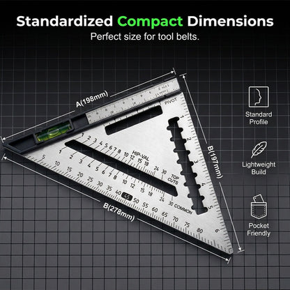 Multifunctional Triangle Square with Detachable Base