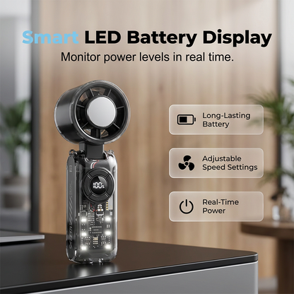 Semiconductor Cooling Handheld Fan