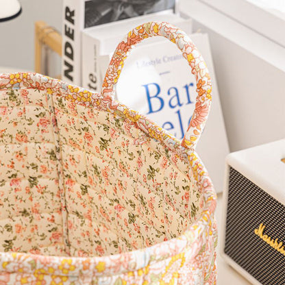 🔥Portable Floral Fabric Storage Basket
