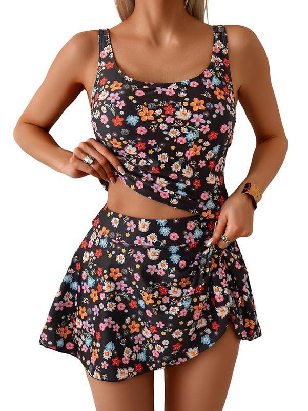 💃Women's Two Piece Tummy Control Tie Knot Swimsuit