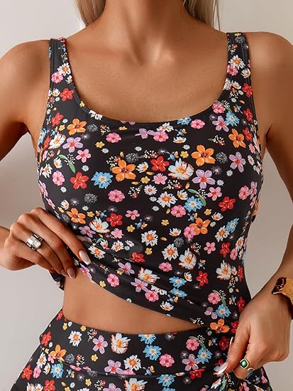 💃Women's Two Piece Tummy Control Tie Knot Swimsuit